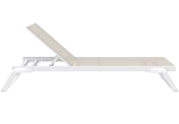 Уличный шезлонг Siesta Tropic Белый/бежевый (White Taupe)-2