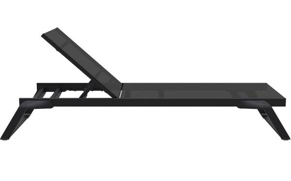 Вуличний шезлонг Siesta Tropic Чорний (Black Black)-1