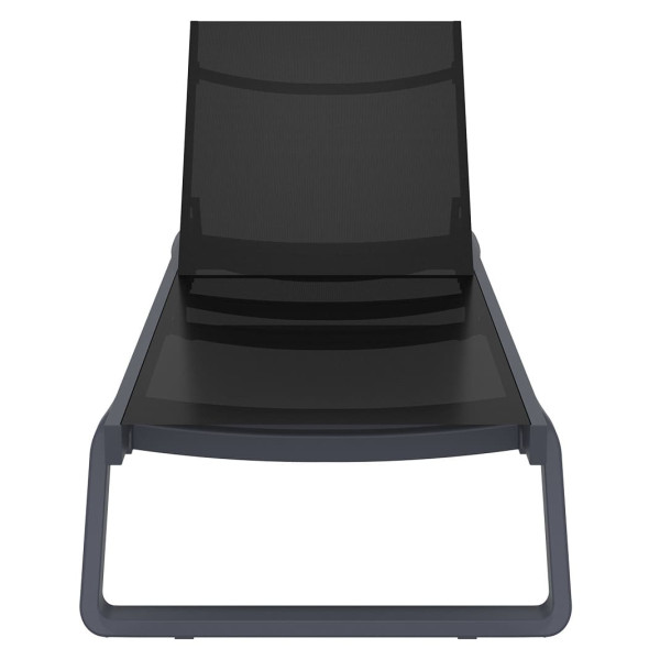 Уличный шезлонг Siesta Tropic Темно-серый/черный (Dark Grey Black)-5