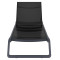 Уличный шезлонг Siesta Tropic Темно-серый/черный (Dark Grey Black)-5-thumb