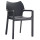 Стілець пластиковий садовий Siesta Diva Чорний (Black)
