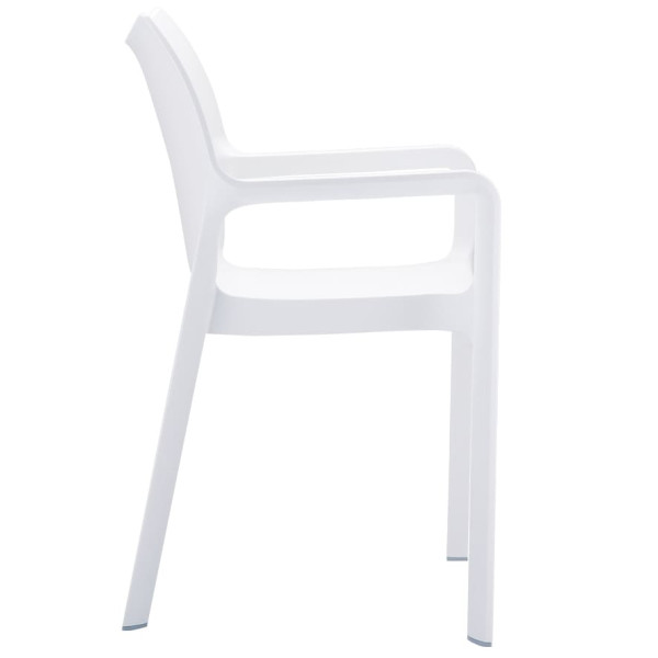 Стілець пластиковий садовий Siesta Diva Білий (White)-2