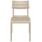 Стул пластиковый Siesta Helen Бежевый (Taupe)-2-thumb