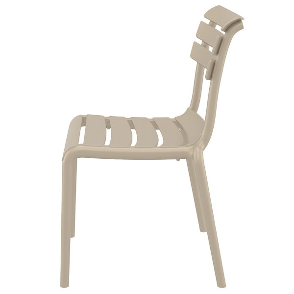 Стул пластиковый Siesta Helen Бежевый (Taupe)-4