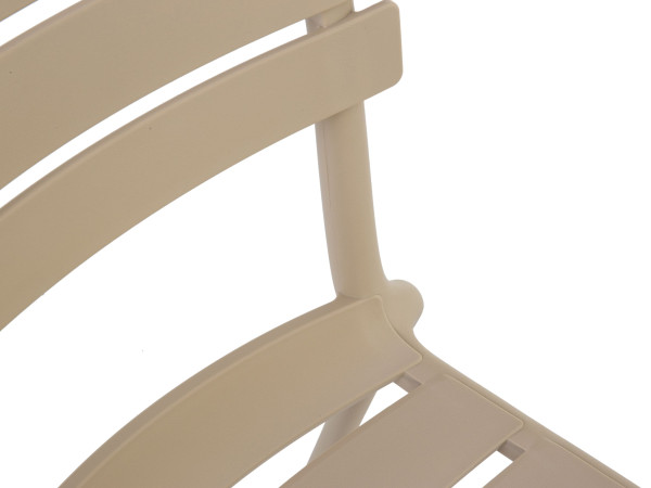 Стул пластиковый Siesta Helen Бежевый (Taupe)-6