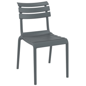 Стул пластиковый Siesta Helen Темно-серый (Dark Grey)