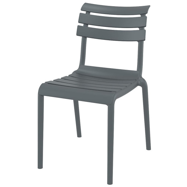 Стул пластиковый Siesta Helen Темно-серый (Dark Grey)-1