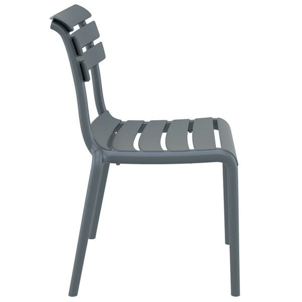 Стул пластиковый Siesta Helen Темно-серый (Dark Grey)-3