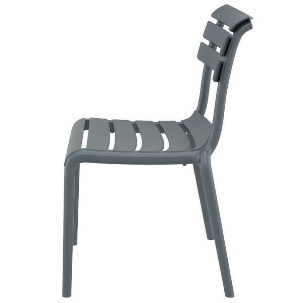 Стул пластиковый Siesta Helen Темно-серый (Dark Grey)-4