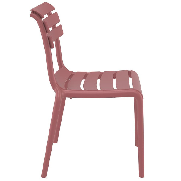 Стул пластиковый Siesta Helen Винный (Marsala)-3