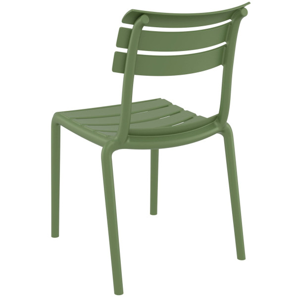 Стілець пластиковий Siesta Helen Зелений (Olive Green)-6