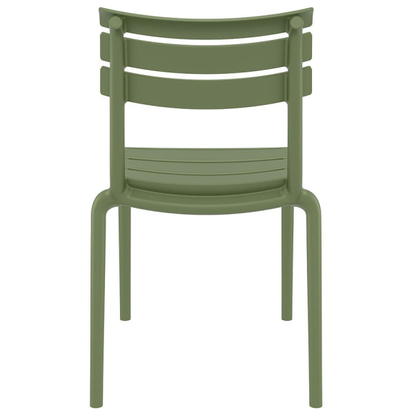 Стілець пластиковий Siesta Helen Зелений (Olive Green)-7