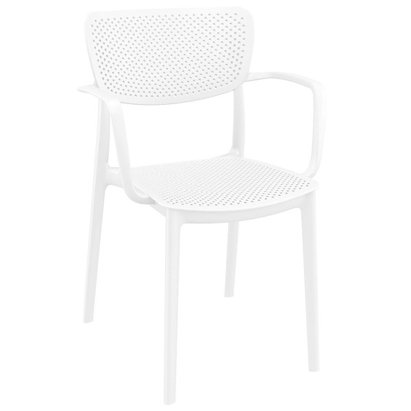 Стул пластиковый Siesta Loft Белый (White)-0