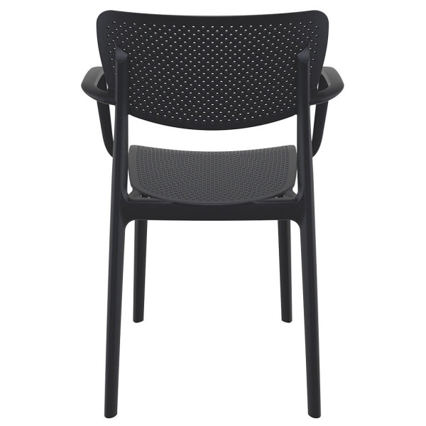 Стілець пластиковий Siesta Loft Чорний (Black)-4