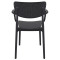 Стілець пластиковий Siesta Loft Чорний (Black)-4-thumb