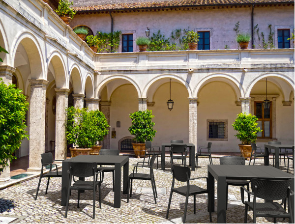 Стілець пластиковий Siesta Loft Сірий (Dark Grey)-13