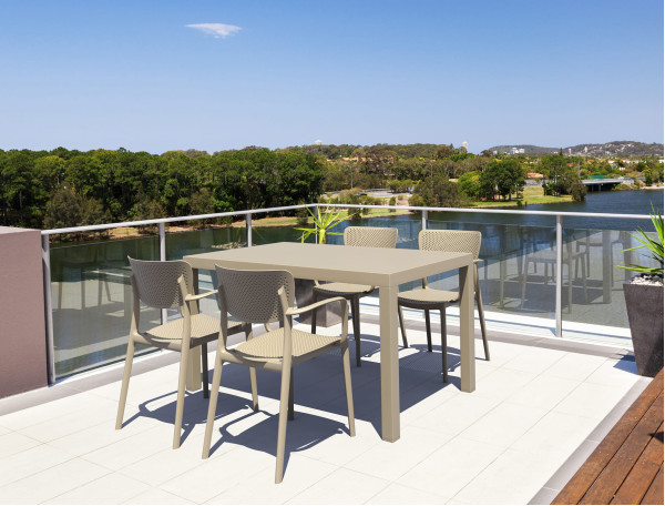 Стілець пластиковий Siesta Loft Сірий (Dark Grey)-9