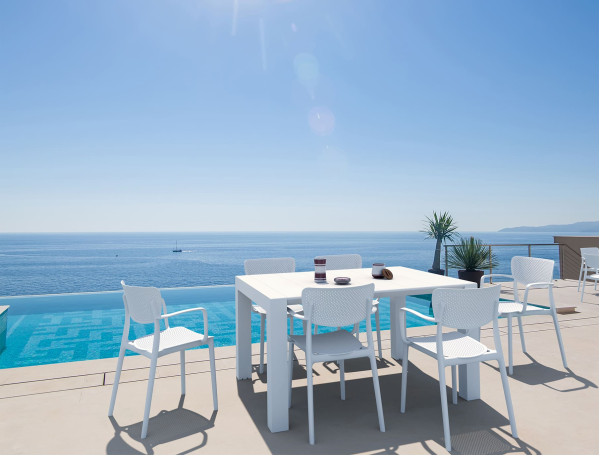 Стілець пластиковий Siesta Loft Сірий (Dark Grey)-18