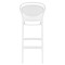 Напівбарний пластиковий стілець Siesta Marcel Bar 65 Білий (White)-4-thumb