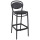 Напівбарний пластиковий стілець Siesta Marcel Bar 65 Чорний (Black)
