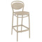 Полубарный пластиковый стул Siesta Marcel Bar 65 Бежевый (Taupe)-0-thumb