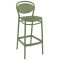 Напівбарний пластиковий стілець Siesta Marcel Bar 65 Зелений (Olive Green)-0-thumb