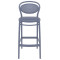 Барний пластиковий стілець Siesta Marcel Bar 75 Темно-сірий (Dark Grey)-1-thumb