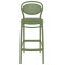 Барний пластиковий стілець Siesta Marcel Bar 75 Зелений (Olive Green)-1-thumb