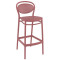 Барний пластиковий стілець Siesta Marcel Bar 75 Винний (Marsala)-0-thumb