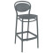 Барний пластиковий стілець Siesta Marcel Bar 75 Темно-сірий (Dark Grey)-0-thumb