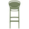 Барний пластиковий стілець Siesta Marcel Bar 75 Зелений (Olive Green)-4-thumb