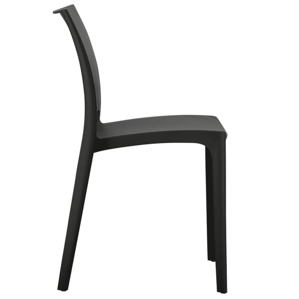 Стул пластиковый садовый Siesta Maya Черный (Black)-2