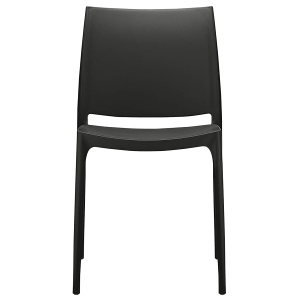 Стул пластиковый садовый Siesta Maya Черный (Black)-1