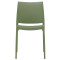 Стілець пластиковий садовий Siesta Maya Зелений (Olive Green)-1-thumb