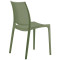 Стілець пластиковий садовий Siesta Maya Зелений (Olive Green)-3-thumb