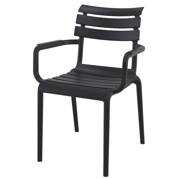 Стул пластиковый Siesta Paris Черный (Black)-1