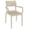 Стілець пластиковий Siesta Paris Бежевий (Taupe)-0-thumb
