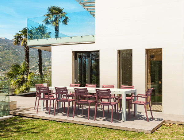 Стілець пластиковий Siesta Paris Бежевий (Taupe)-25