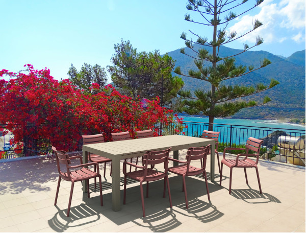 Стілець пластиковий Siesta Paris Бежевий (Taupe)-26