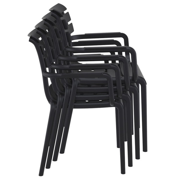 Стілець пластиковий Siesta Paris Бежевий (Taupe)-30