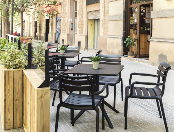 Стілець пластиковий Siesta Paris Бежевий (Taupe)-16