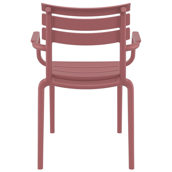 Стул пластиковый Siesta Paris Винный (Marsala)-7