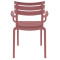 Стул пластиковый Siesta Paris Винный (Marsala)-7-thumb