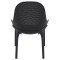 Стул пластиковый садовый Siesta Sky Lounge Черный (Black)-4-thumb