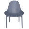 Стілець пластиковий садовий Siesta Sky Lounge Сірий (Dark Grey)-1-thumb