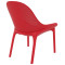 Стілець пластиковий садовий Siesta Sky Lounge Червоний (Red)-3-thumb