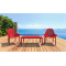 Стілець пластиковий садовий Siesta Sky Lounge Червоний (Red)-5-thumb