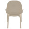 Стул пластиковый садовый Siesta Sky Lounge Бежевый (Taupe)-4-thumb