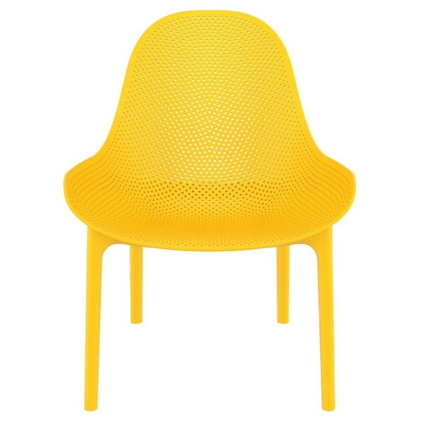 Стул пластиковый садовый Siesta Sky Lounge Желтый (Yellow)-1