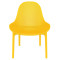 Стул пластиковый садовый Siesta Sky Lounge Желтый (Yellow)-1-thumb